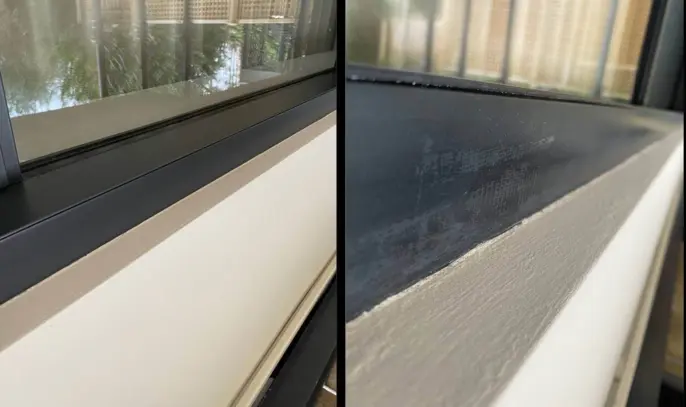 scratched frame repair