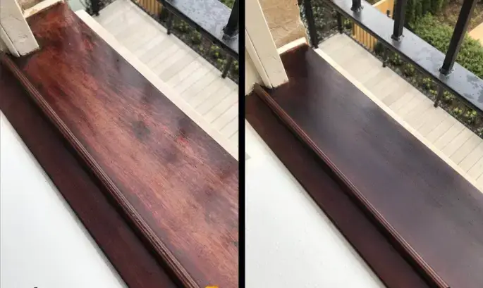 scratches repair from windows frames