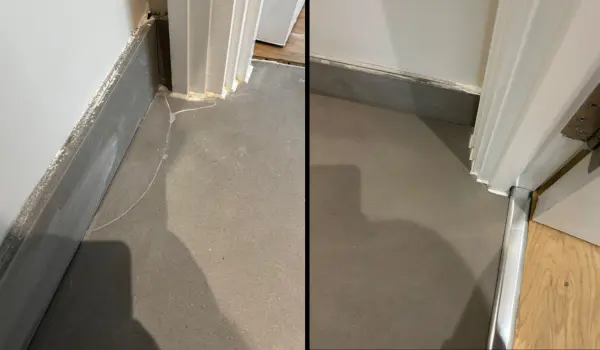 Tiles crack before and after repair